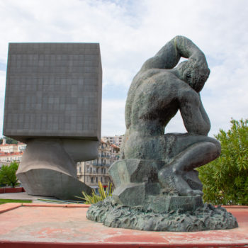 View of Tete Carre in Nice (not the Canadian War Museum)